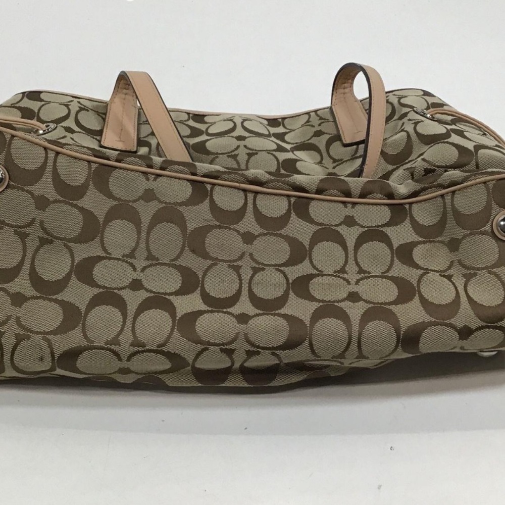 Women’s Coach Brown and Tan Signature Tote With Snake Print - Picture 4 of 6